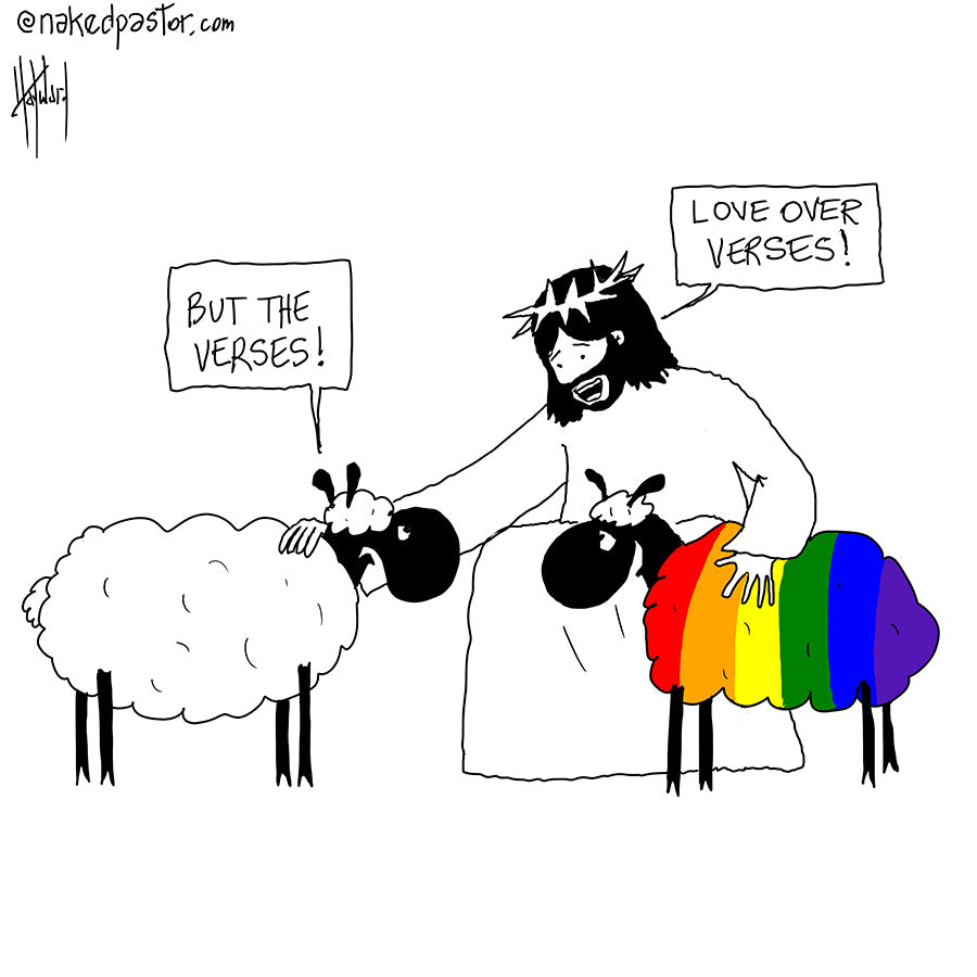 Love Over Verses Print - by nakedpastor