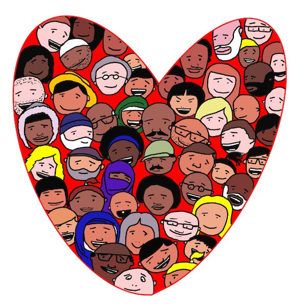 Love Everybody Digital Cartoon - by nakedpastor