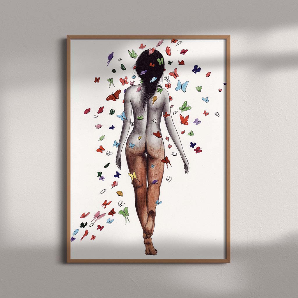 Sophia Metamorphosis Print - by nakedpastor