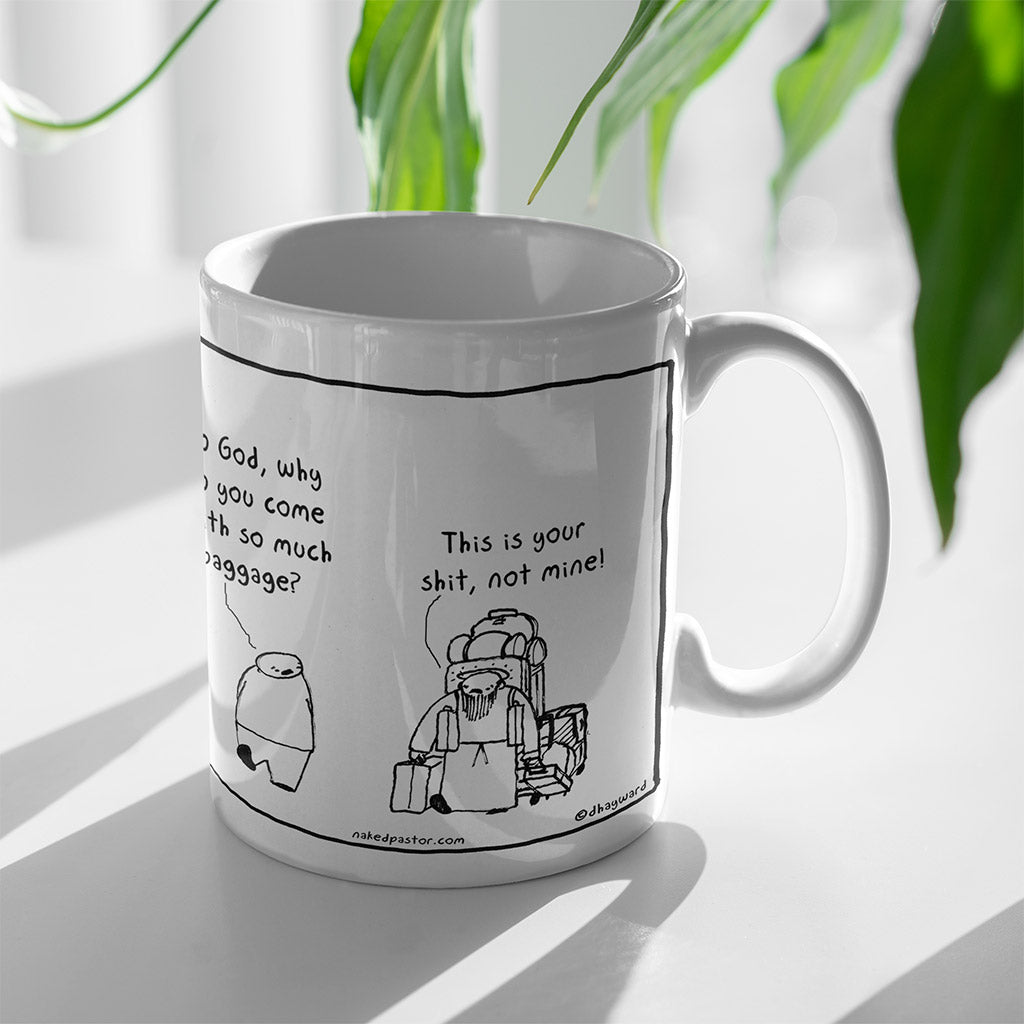 Baggage Mug - by nakedpastor
