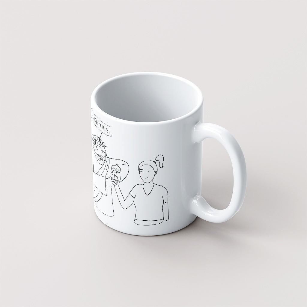 Spirituality and Defiance Like This Mug - by nakedpastor