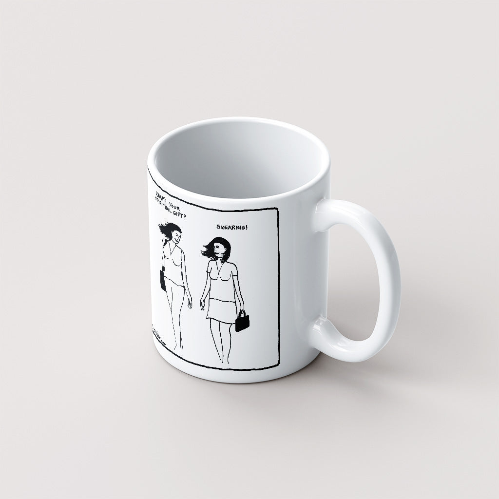 Swearing as a Spiritual Gift Mug - by nakedpastor