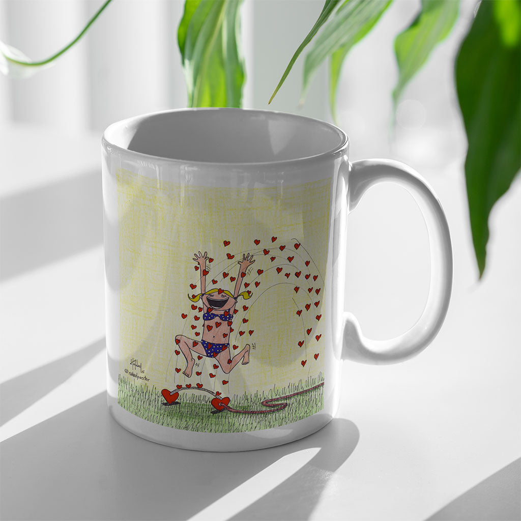 Sprinkler of Love Mug - by nakedpastor