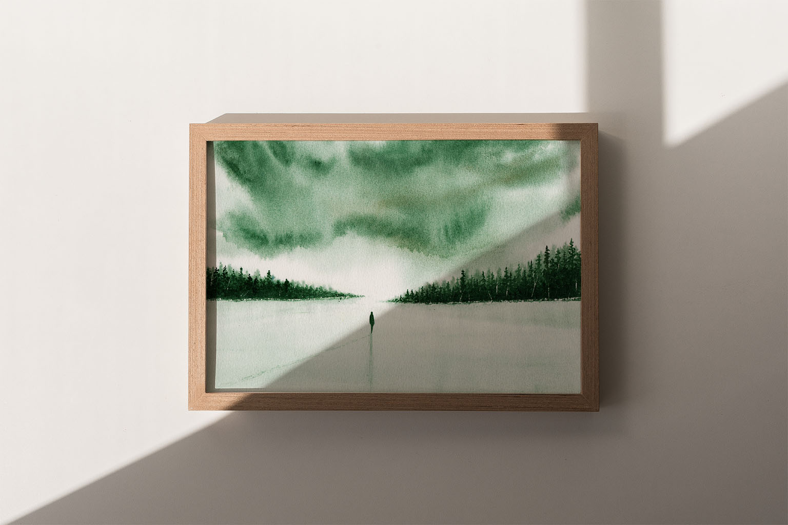 My Path Is Mine Watercolor Print - by nakedpastor