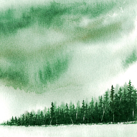My Path Is Mine Watercolor Print - by nakedpastor