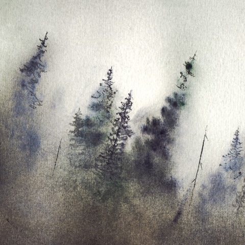 Where Do We Go From Here Watercolor Print - by nakedpastor