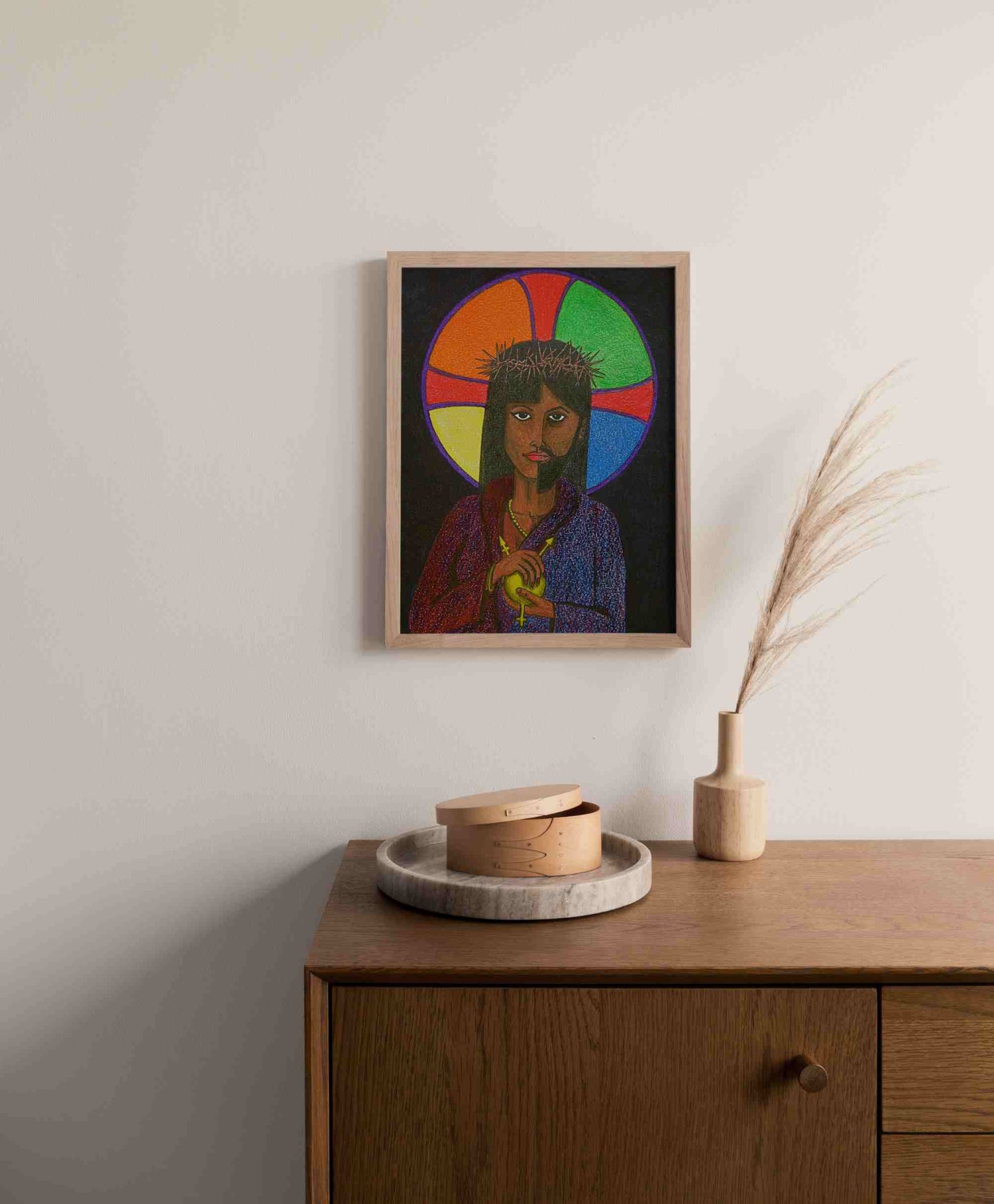 Neither Image of Christ Print - by nakedpastor