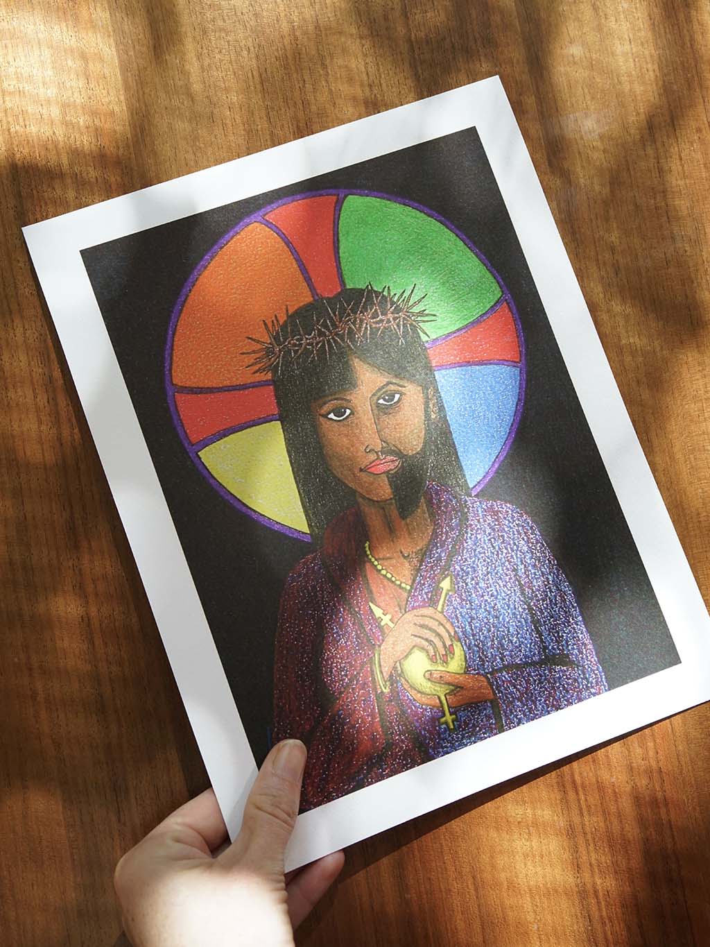 Neither Image of Christ Print - by nakedpastor