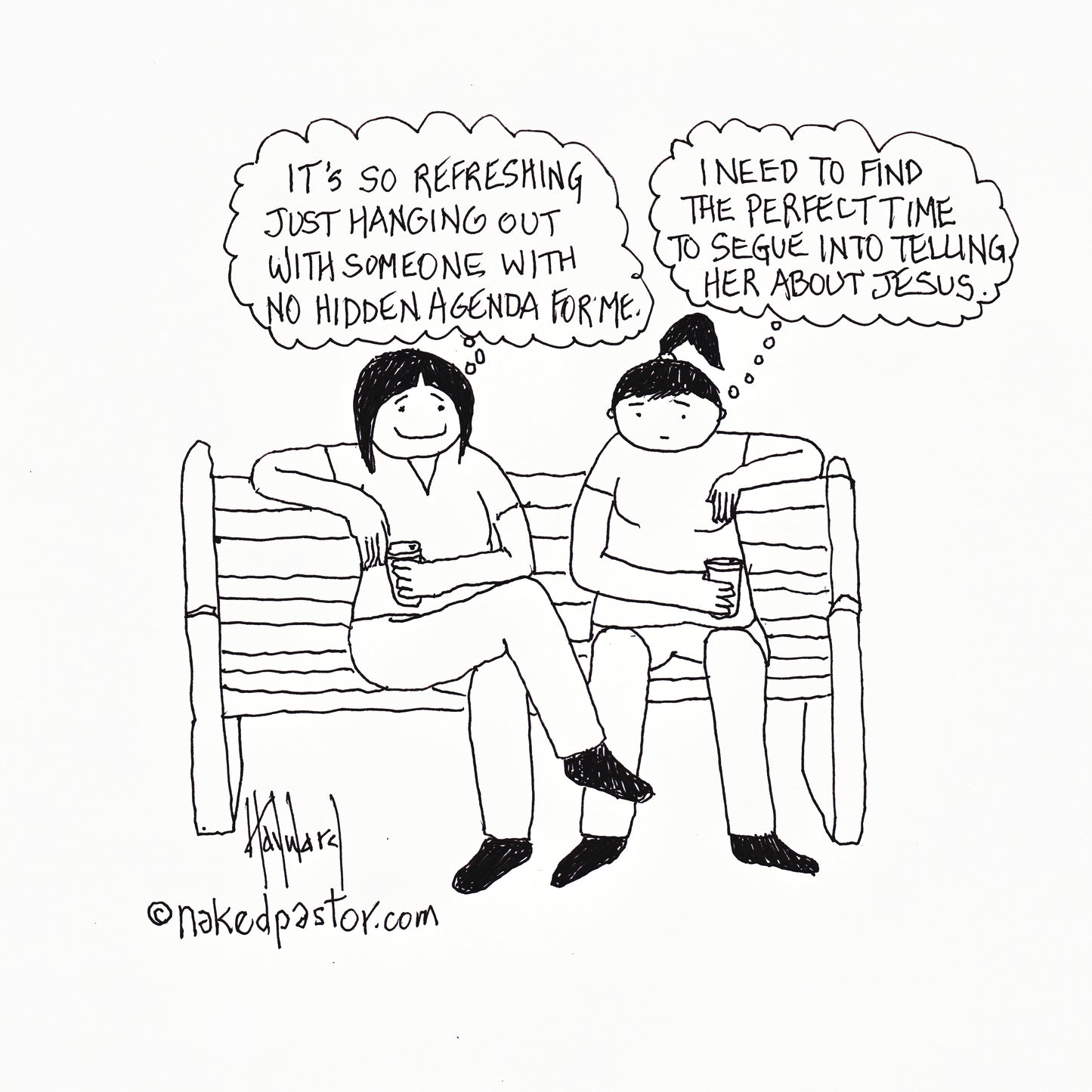 No Agenda Digital Cartoon - by nakedpastor