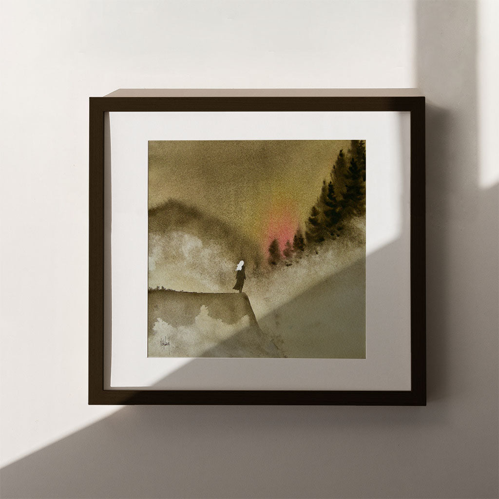 Timber Series Not Part But All Of Me Watercolor Print - by nakedpastor