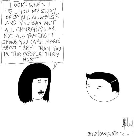 Not All Churches Digital Cartoon - by nakedpastor