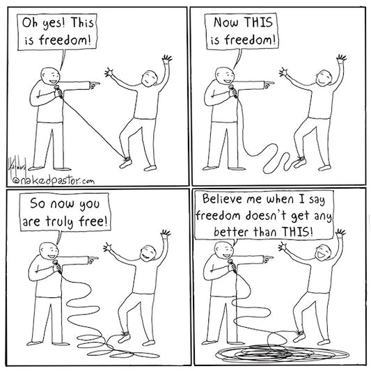 Now This is Freedom Digital Cartoon - by nakedpastor