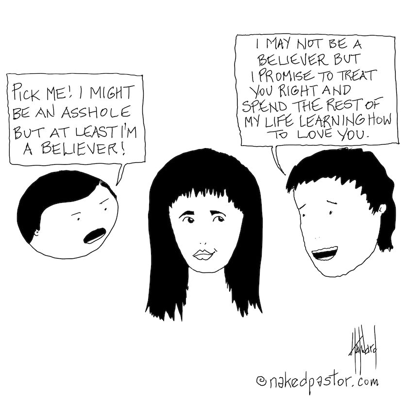 Pick Me Digital Cartoon - by nakedpastor