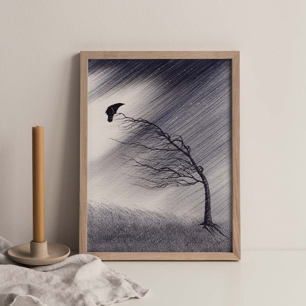 Prevailing Watercolor Print - by nakedpastor