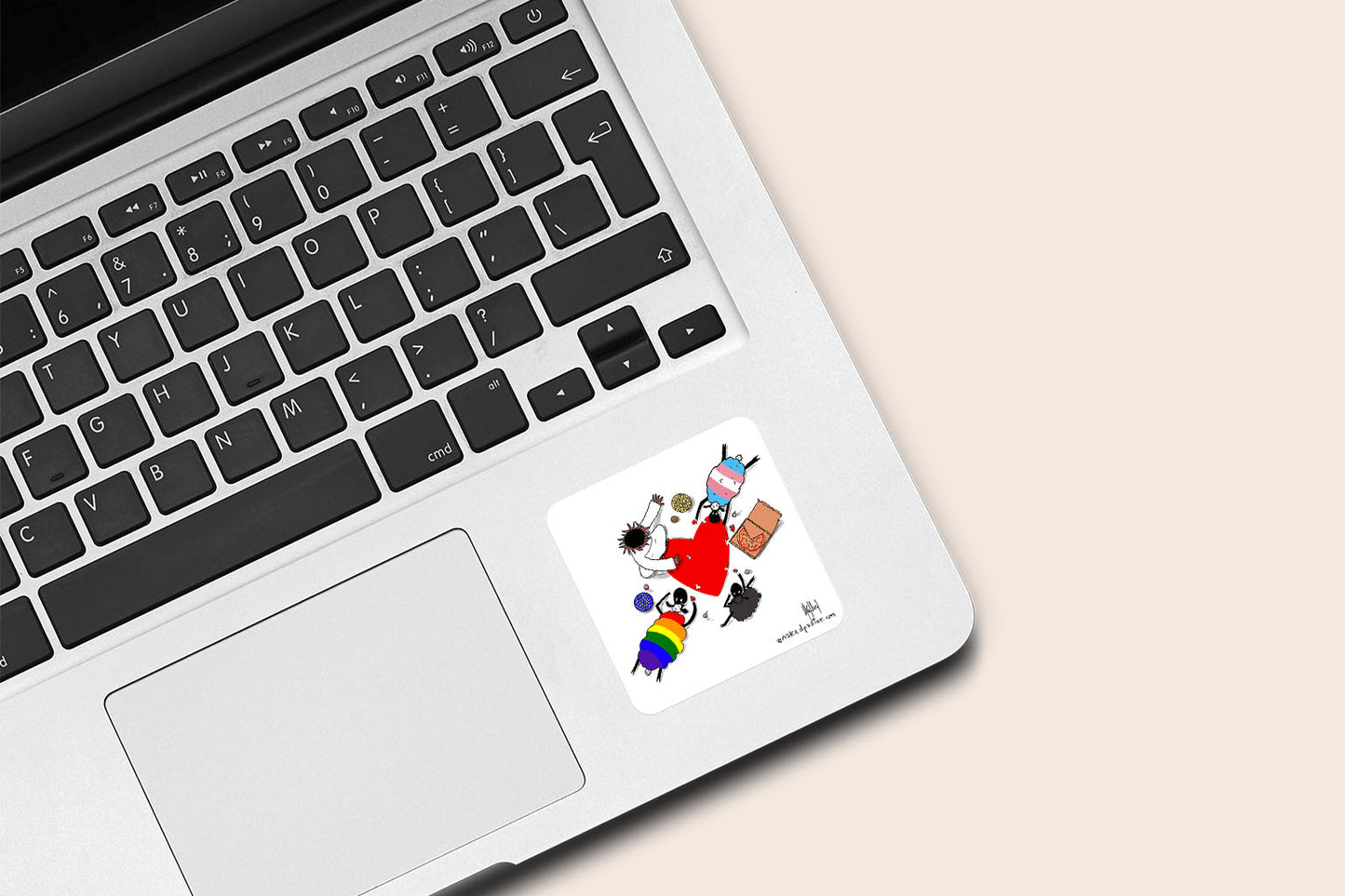 Puzzle of Love Sticker - by nakedpastor