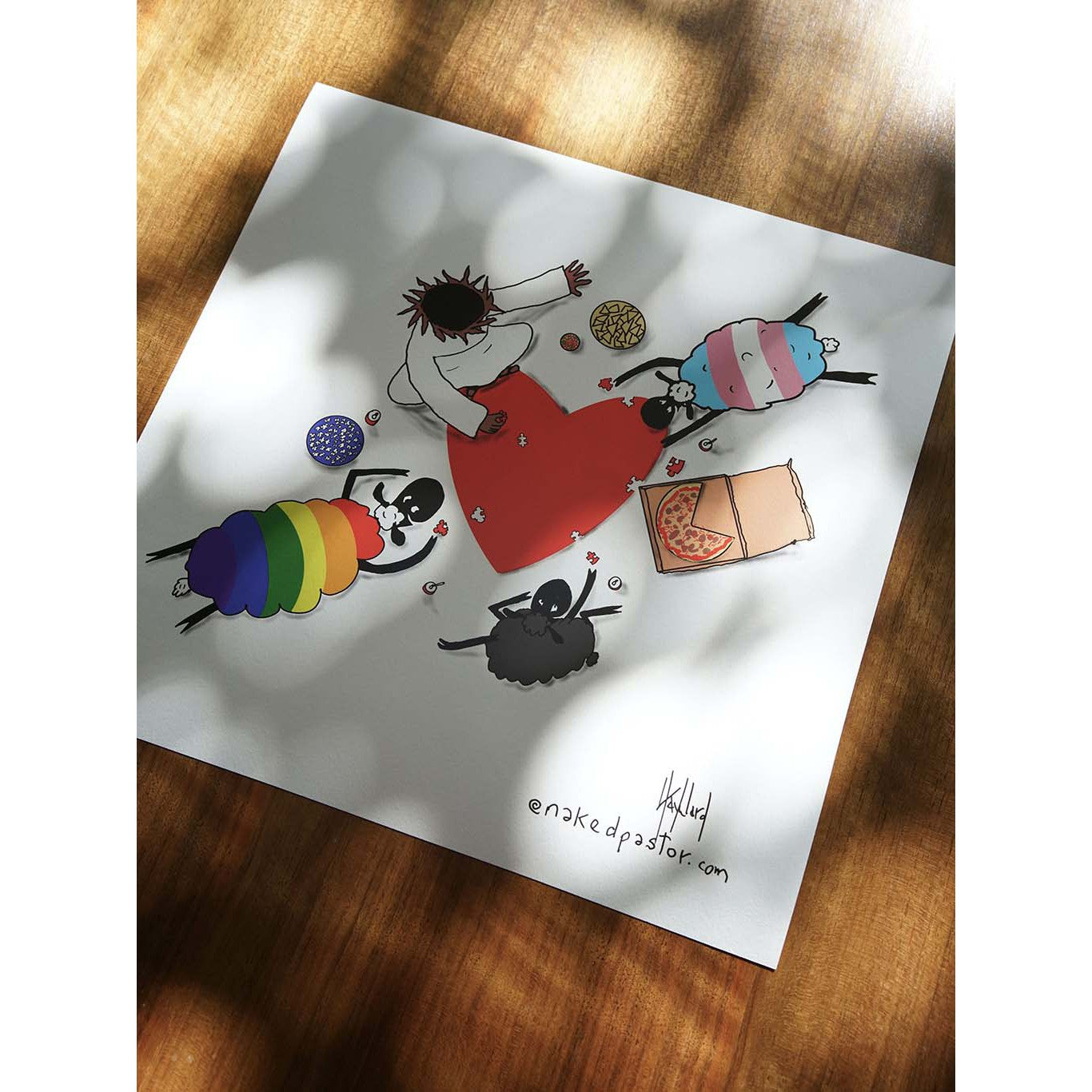 Puzzle of Love Print - by nakedpastor