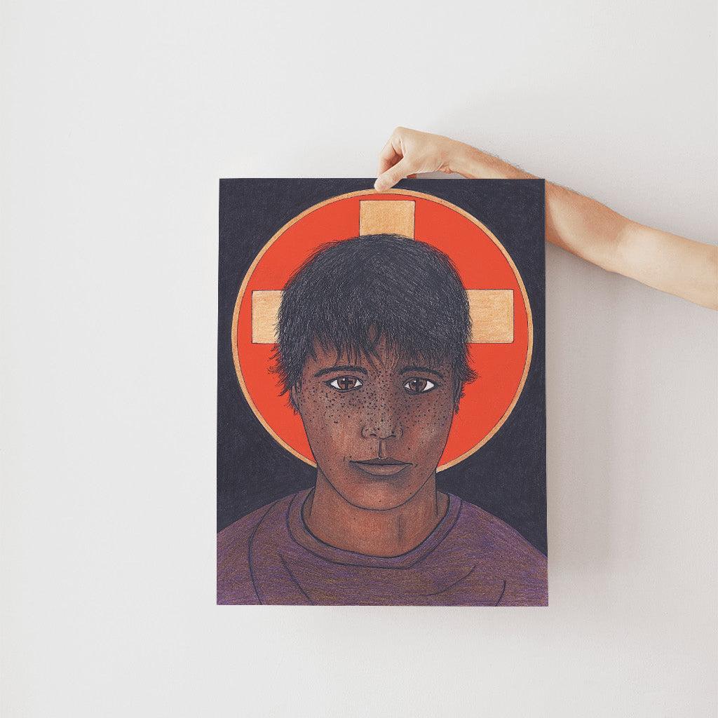 Questioner Image of Christ Print - by nakedpastor
