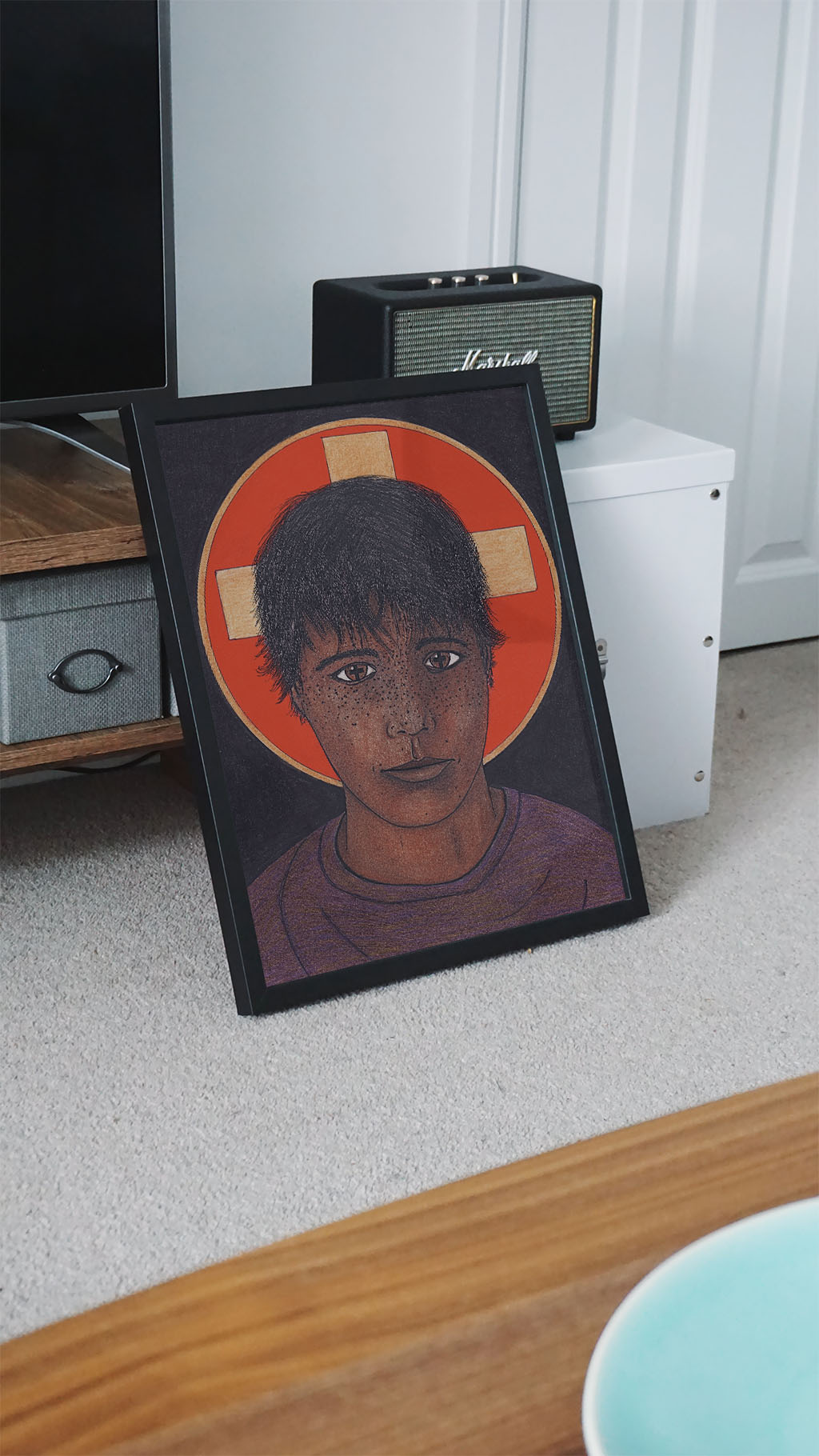 Questioner Image of Christ Print - by nakedpastor