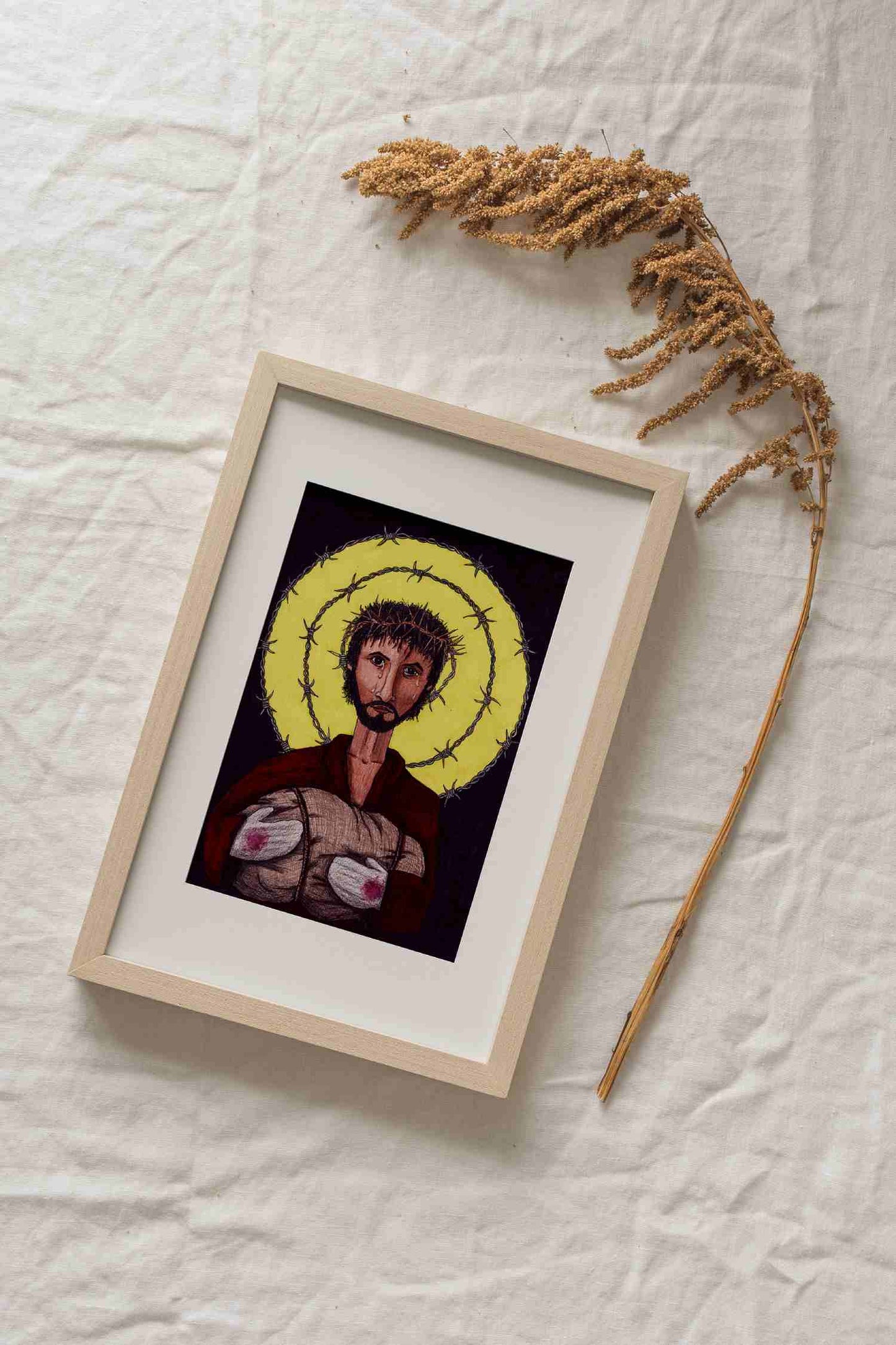 RefuJesus Image of Christ Print - by nakedpastor