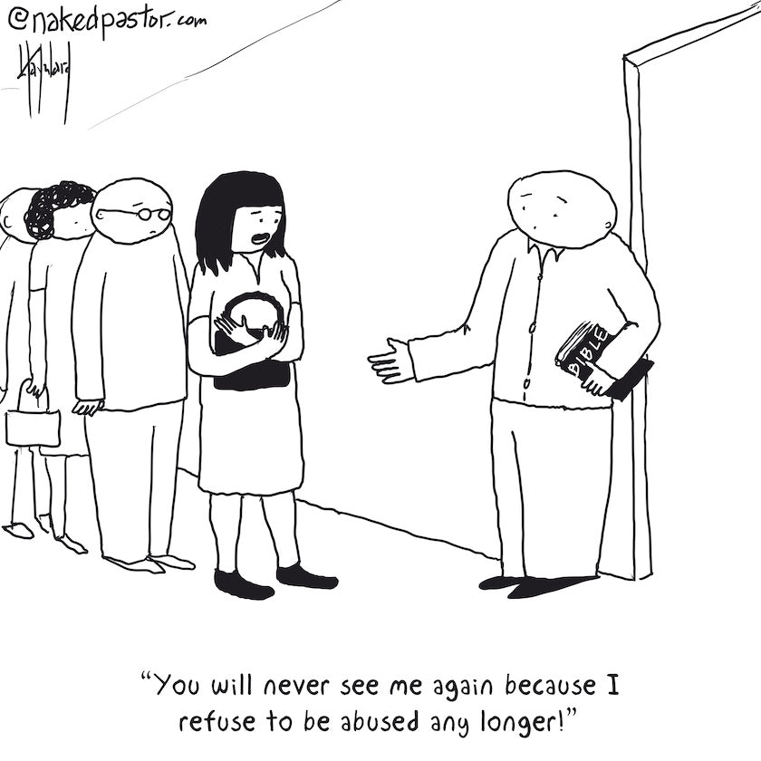 Refuse to be Abused Digital Cartoon - by nakedpastor