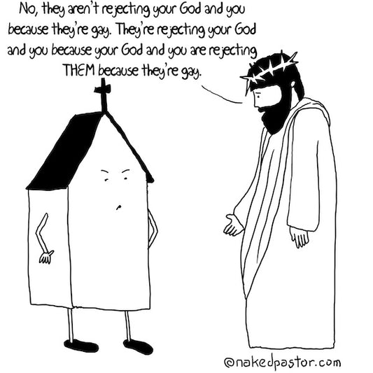 Rejecting Your God Digital Cartoon - by nakedpastor