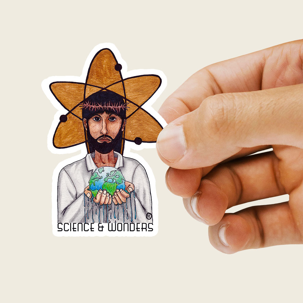 Science and Wonders Sticker - by nakedpastor