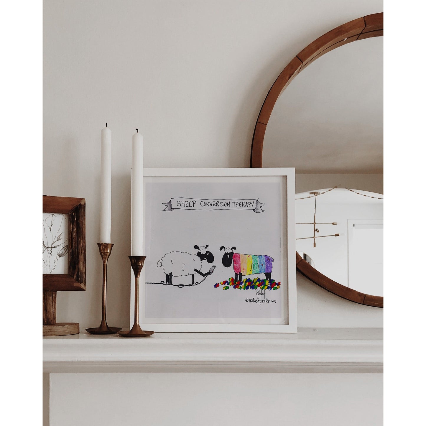 Sheep Conversion Therapy Print - by nakedpastor