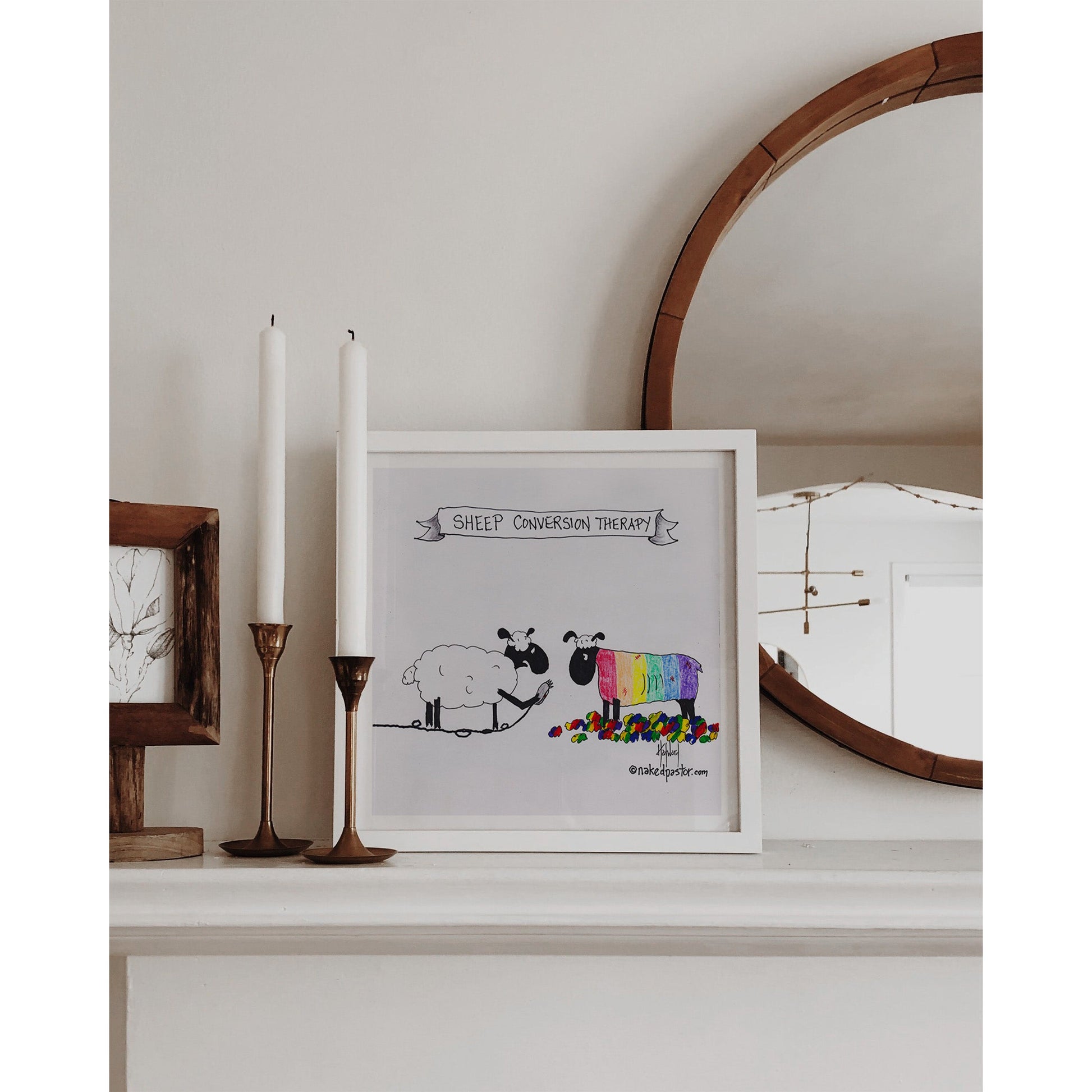 Sheep Conversion Therapy Print - by nakedpastor