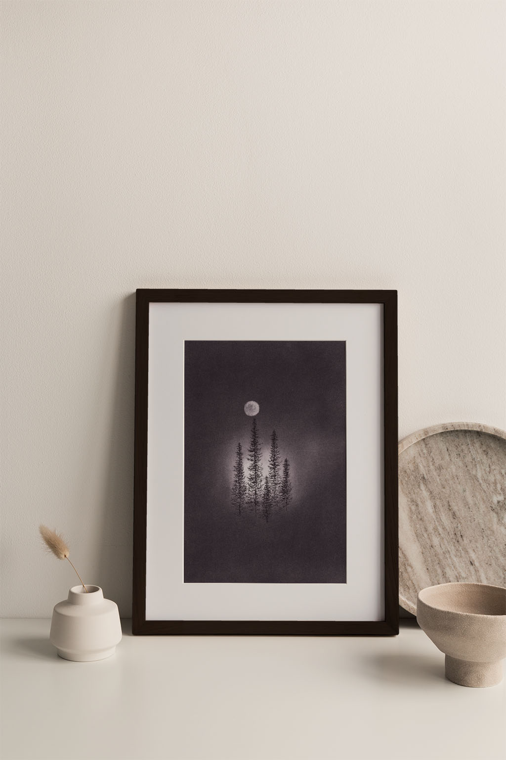 Shine On Us Charcoal Drawing Print - by nakedpastor