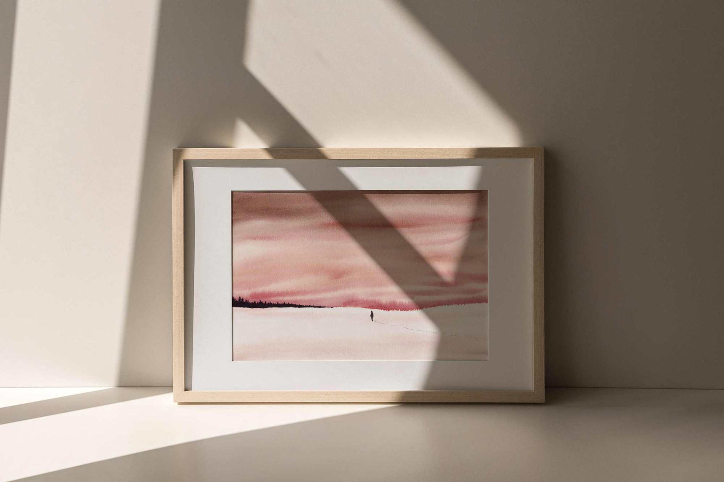 The Need to Leave Watercolor Print - by nakedpastor