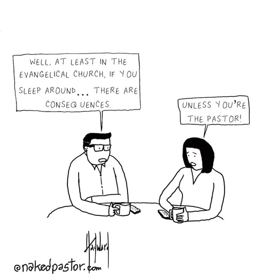 Sleeping Around Digital Cartoon - by nakedpastor