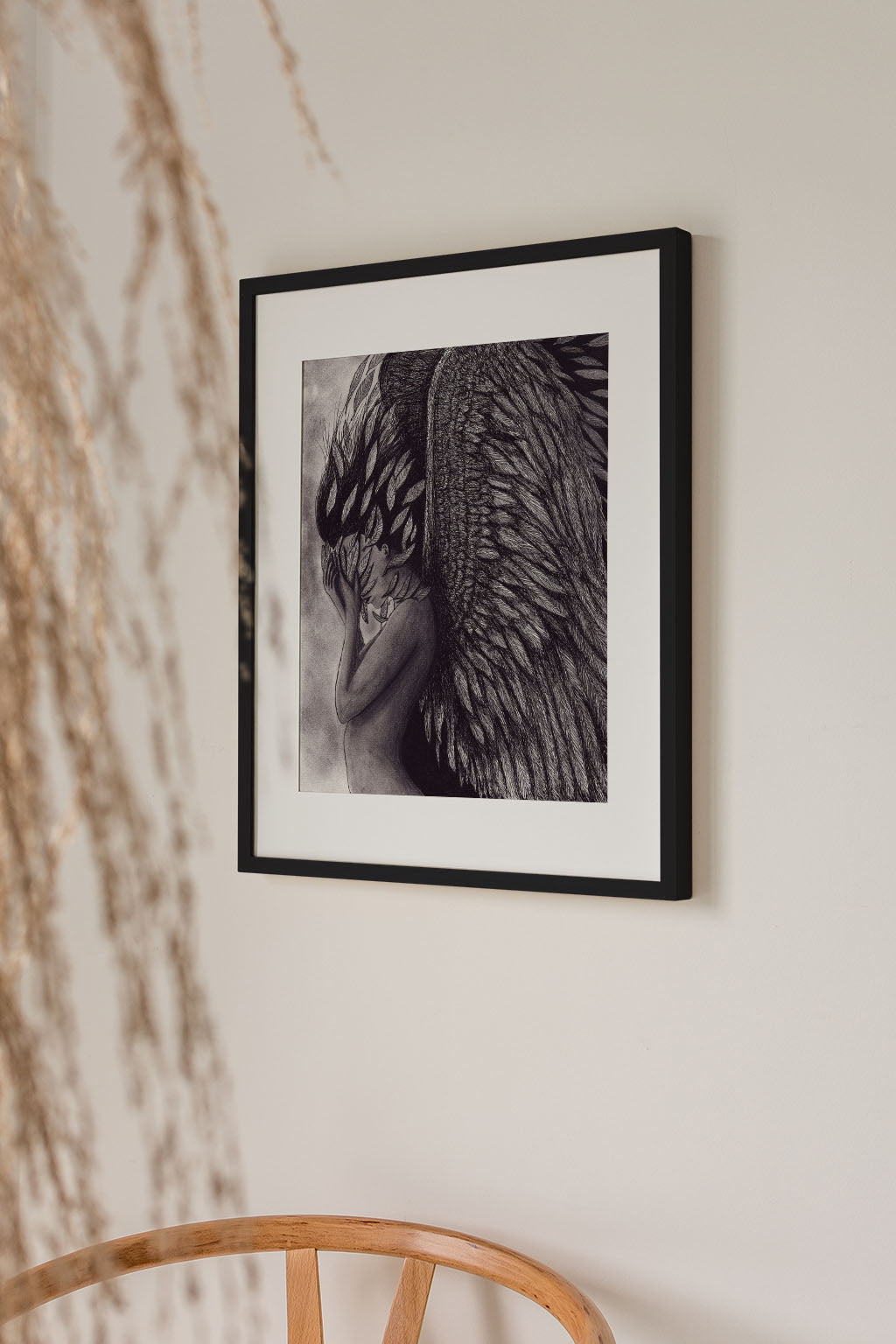 Sophia Angel Print - by nakedpastor