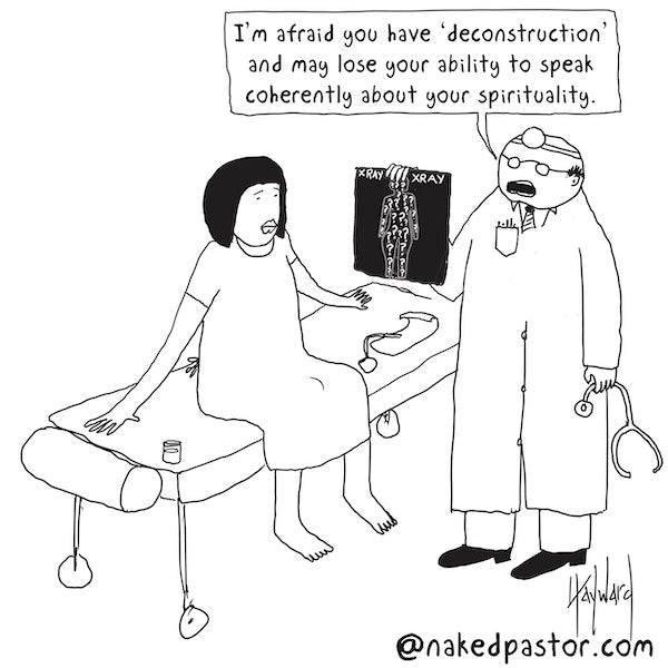 Deconstruction and Speaking Coherently Digital Cartoon - by nakedpastor