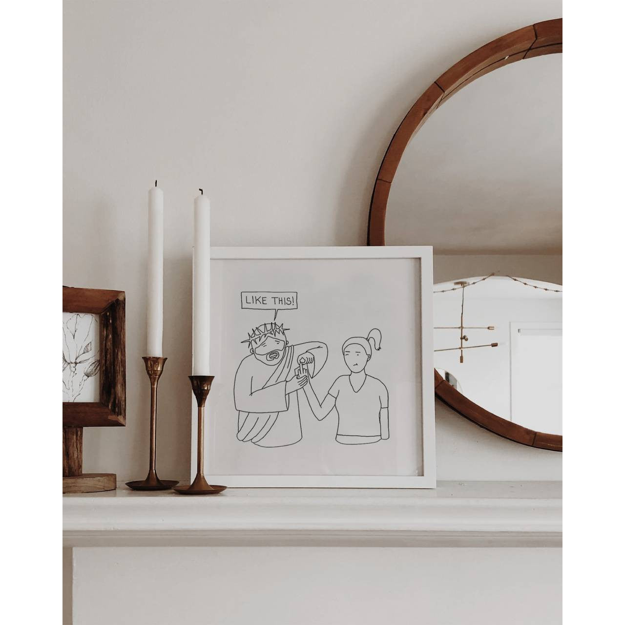 Spirituality and Defiance Like This Cartoon Print - by nakedpastor