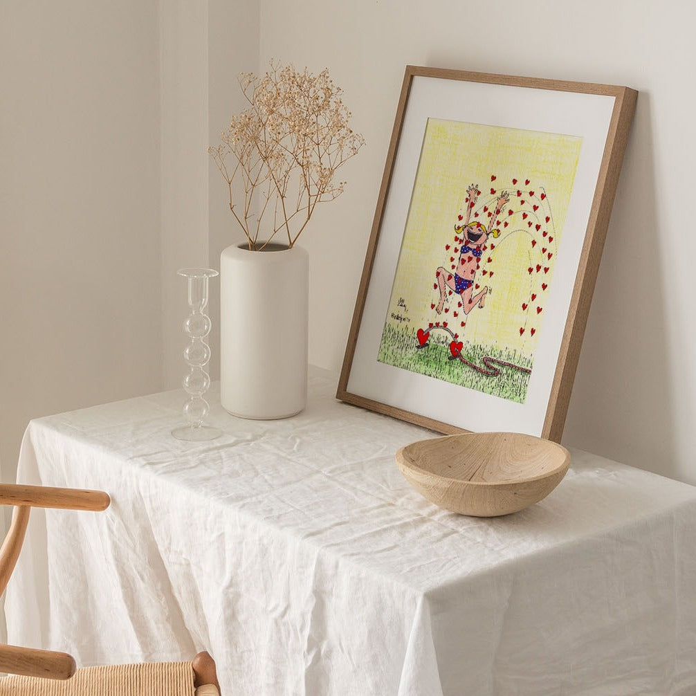 Sprinkler of Love Cartoon Print - by nakedpastor