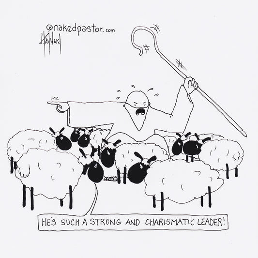 Strong and Charismatic Leader Digital Cartoon - by nakedpastor