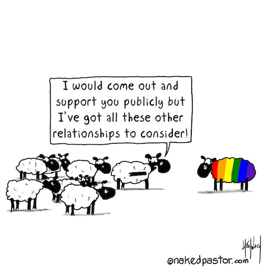 Support You Publicly Digital Cartoon - by nakedpastor