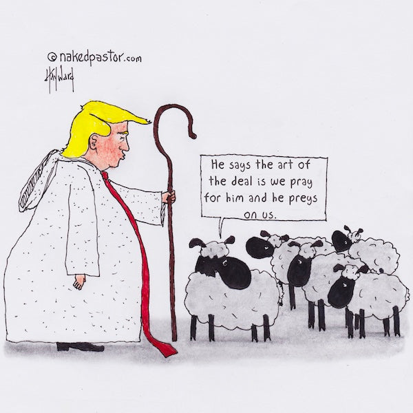 The Art of the Deal Digital Cartoon - by nakedpastor