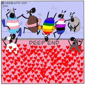 The Deep End of Love Digital Cartoon Download Digital Cartoon - by nakedpastor