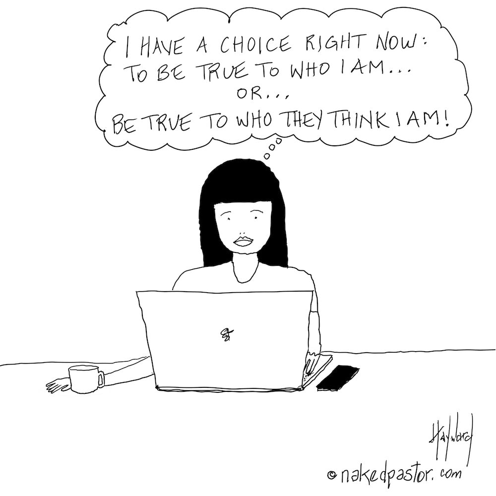 The Choice of Change Digital Cartoon - by nakedpastor