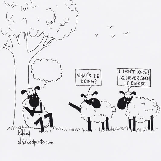 The Power of Negative Thinking Digital Cartoon - by nakedpastor