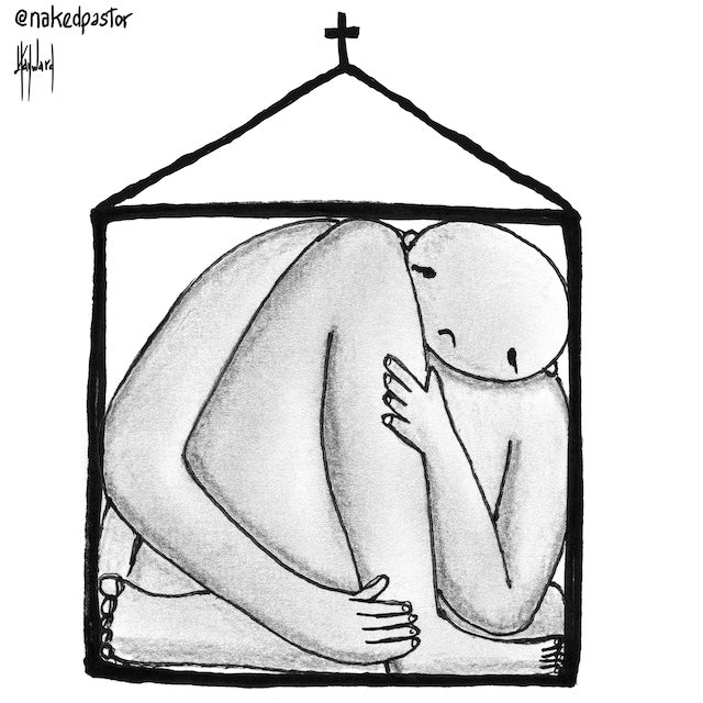 The Religious Contortionist Digital Cartoon - by nakedpastor