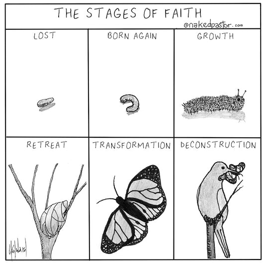 The Stages of Faith Digital Cartoon - by nakedpastor