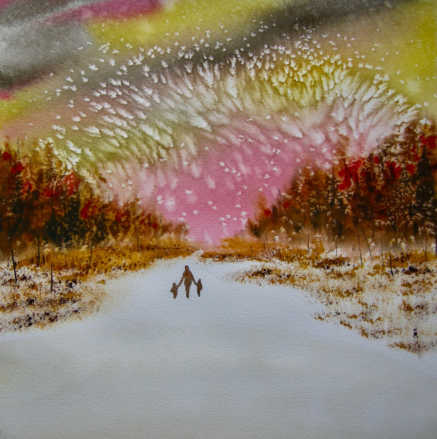 Together We Will Watercolor Print - by nakedpastor