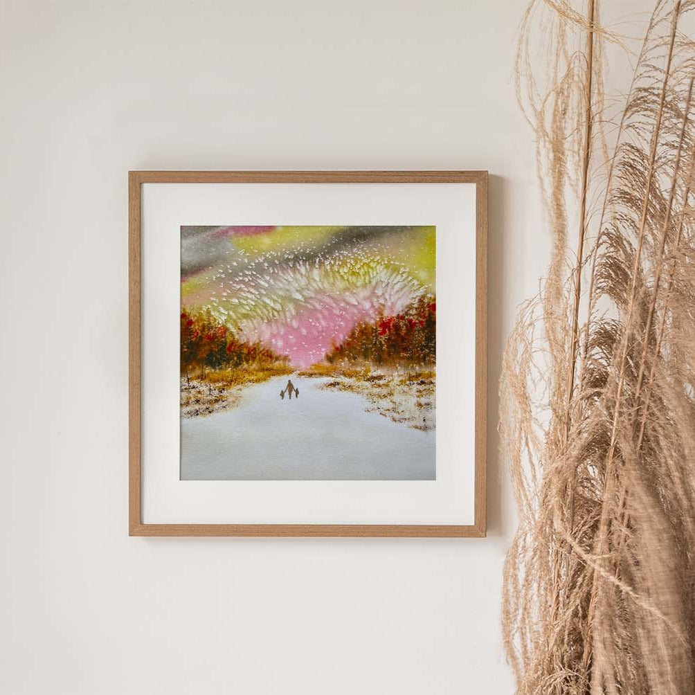 Together We Will Watercolor Print - by nakedpastor