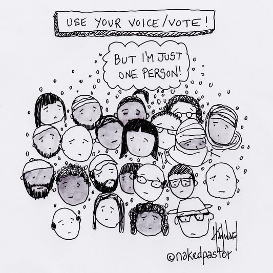 Vote Digital Cartoon - by nakedpastor