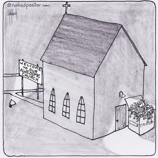 Victims of the Awesome Church Digital Cartoon - by nakedpastor