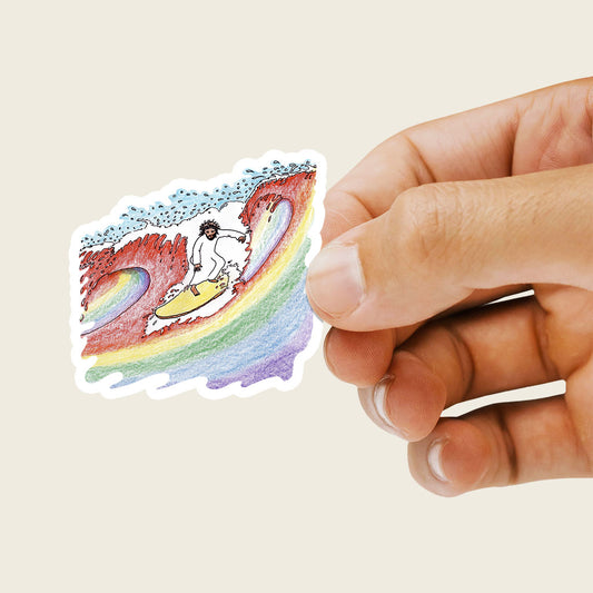 Wave of Gay Theology Stickers - by nakedpastor