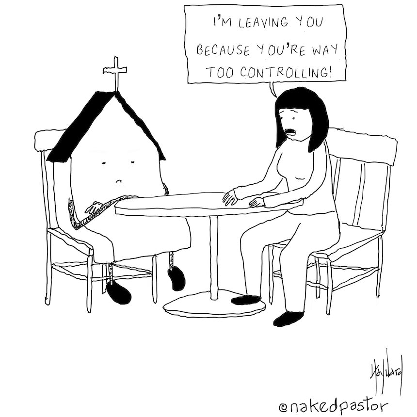 Way Too Controlling Digital Cartoon - by nakedpastor