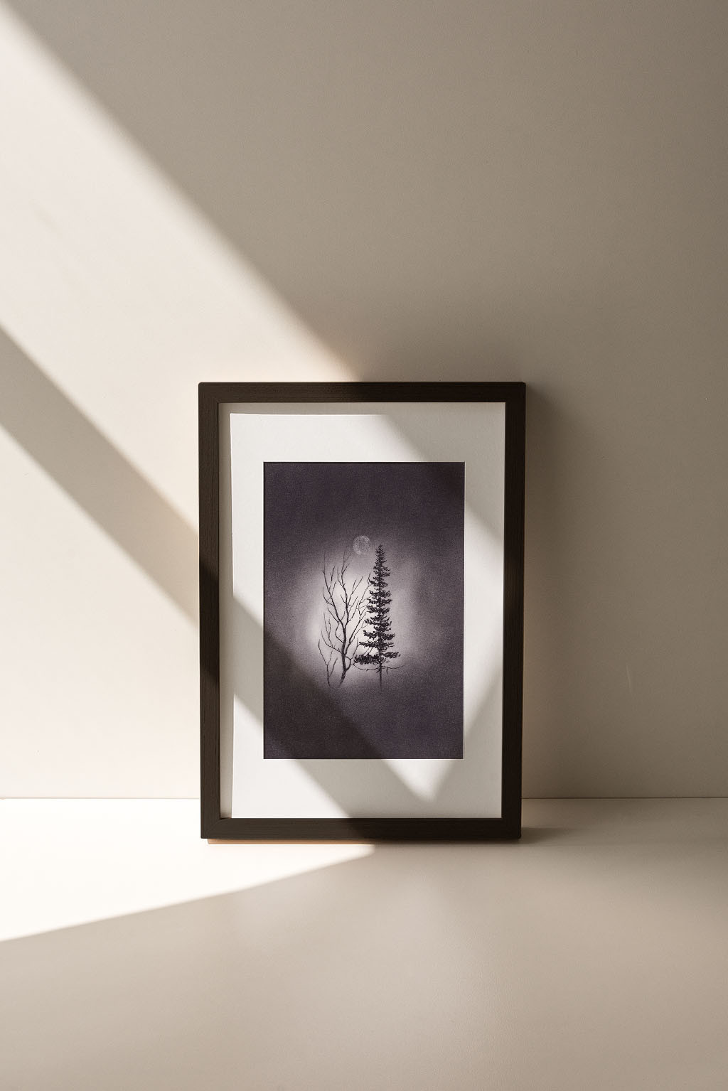 We Can Still Be Friends Charcoal Drawing Print - by nakedpastor